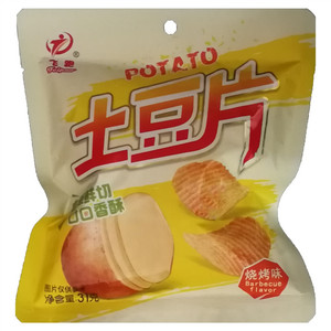 飞跑烧烤味土豆片