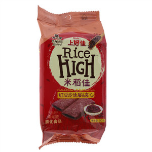 Oishi上好佳Rice HIGH红豆沙涂层&夹心米稻佳