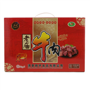 帅杰软包装老庙牛肉[肉制品(酱卤肉制品)]