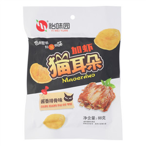 酱香排骨味加虾猫耳朵-膨化食品