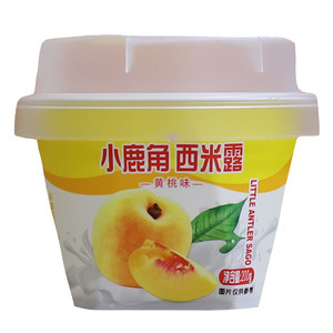 小鹿角黄桃味酸奶西米露