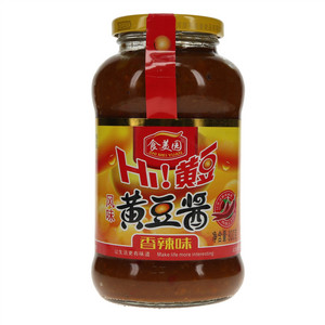 食美园香辣味风味黄豆酱