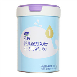 君乐宝乐纯婴儿配方奶粉（0-6月龄，1段）