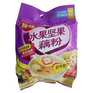 每味即冲即食水果坚果藕粉