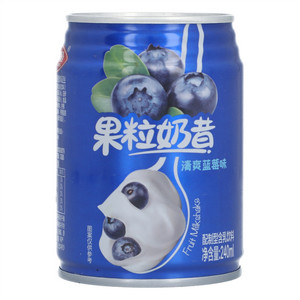 沃尔旺清爽蓝莓味果粒奶昔