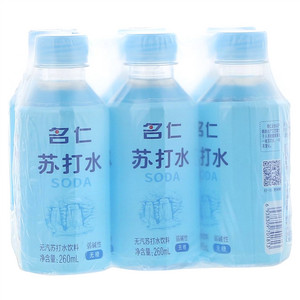 无汽无糖苏打水饮料6连包