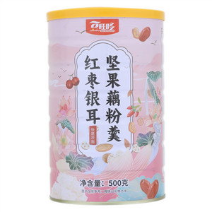 豆旺哆红枣银耳坚果藕粉羹