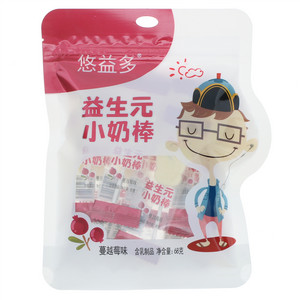 悠益多蔓越莓味益生元小奶棒