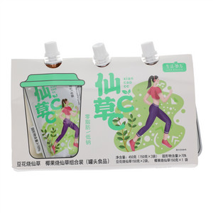 生活妙方仙草CC豆花烧仙草+椰果烧仙草组合装