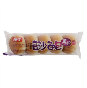 桃李迷你豆沙面包5个装170克MINI red bean bread
