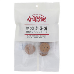 红谷林黑糖味麦芽饼