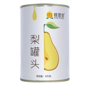 桃壹佰糖水梨罐头