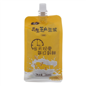 鲜沫含糖型花生芝麻豆浆