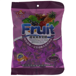 添顺美黑加仑味甜贝贝水果糖