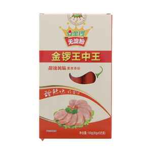 金锣王中王甜辣风味无淀粉熏煮香肠