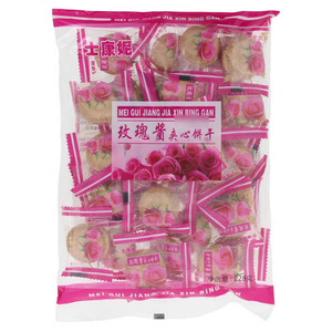 士康妮玫瑰味玫瑰花味夹心饼干