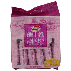 达利园草莓味瑞士卷