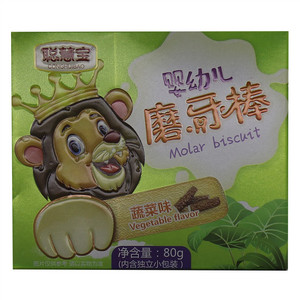 聪慧宝蔬菜味婴幼儿磨牙棒