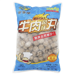 食客隆牛肉风味丸(速冻生制品)