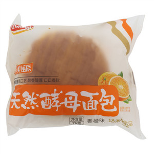 达利园美焙辰香橙味天然酵母面包