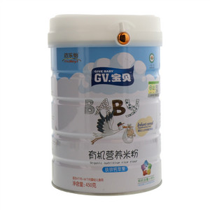 GV宝贝铁锌钙苹果有机营养米粉