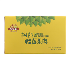 榴小杯树熟榴莲果肉