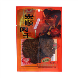 铺集五香味宏顺肉干