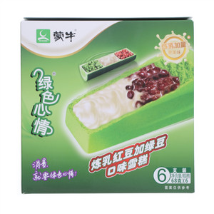 蒙牛/Monmilk绿色心情炼乳红豆加绿豆口味雪糕