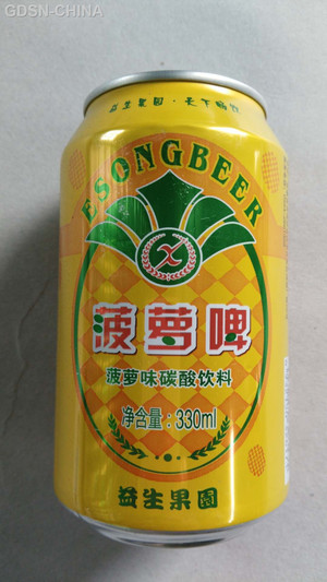 益生菠萝啤菠萝味碳酸饮料
