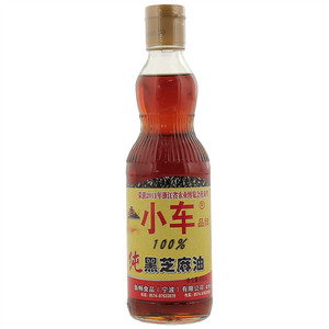 小车100%纯黑芝麻油