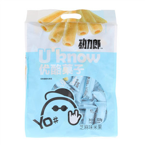 劲力郎芝麻味米果优酪菓子