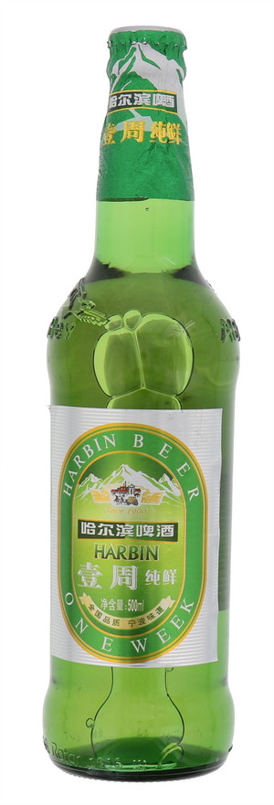 哈尔滨壹周纯鲜啤酒500ml