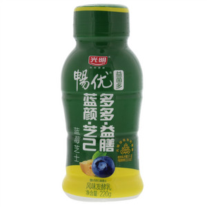 光明畅优风味发酵乳（蓝莓芝士） 220g