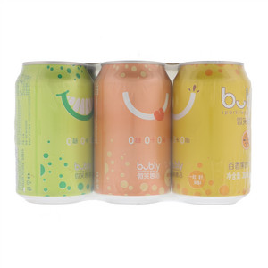 bubly微笑趣泡混合装气泡水