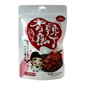 三泽和逗比吃货香辣味鱼丁72克