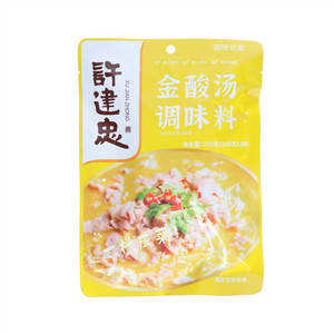 许建忠金酸汤调味料