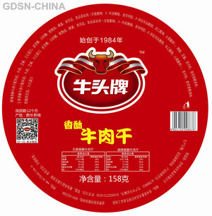 牛头牌香酥牛肉干
