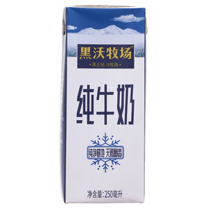 完达山黑沃牧场纯牛奶