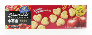 格力高小布蕾粒粒苹果味曲奇饼干80g