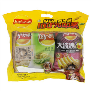 乐事大波浪组合包(原味+黄瓜+DR番茄)70克*3包