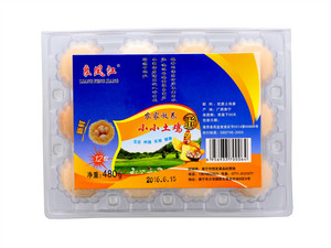 良凤江农家放养小小土鸡蛋12枚（480g）