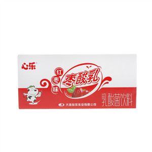 心乐红枣味枣酸乳