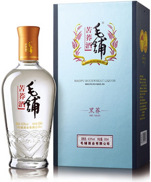 毛铺苦荞酒（黑荞）42.8度 500ml