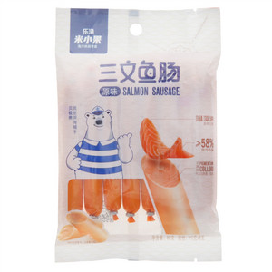 乐渔米小果原味三文鱼肠