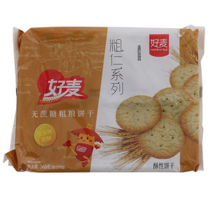 好麦粗仁系列无蔗糖粗粮饼干