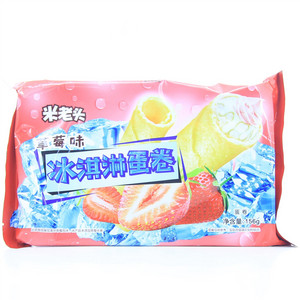 米老头冰淇淋蛋卷（草莓味）