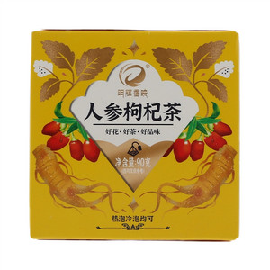 明辉香映人参枸杞茶