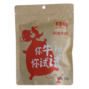 百草味麻辣牛肉