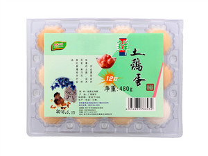 绿桂叮当鲜土鸡蛋12枚（480g）