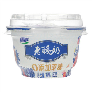 君乐宝0添加蔗糖老酸奶风味酸牛奶